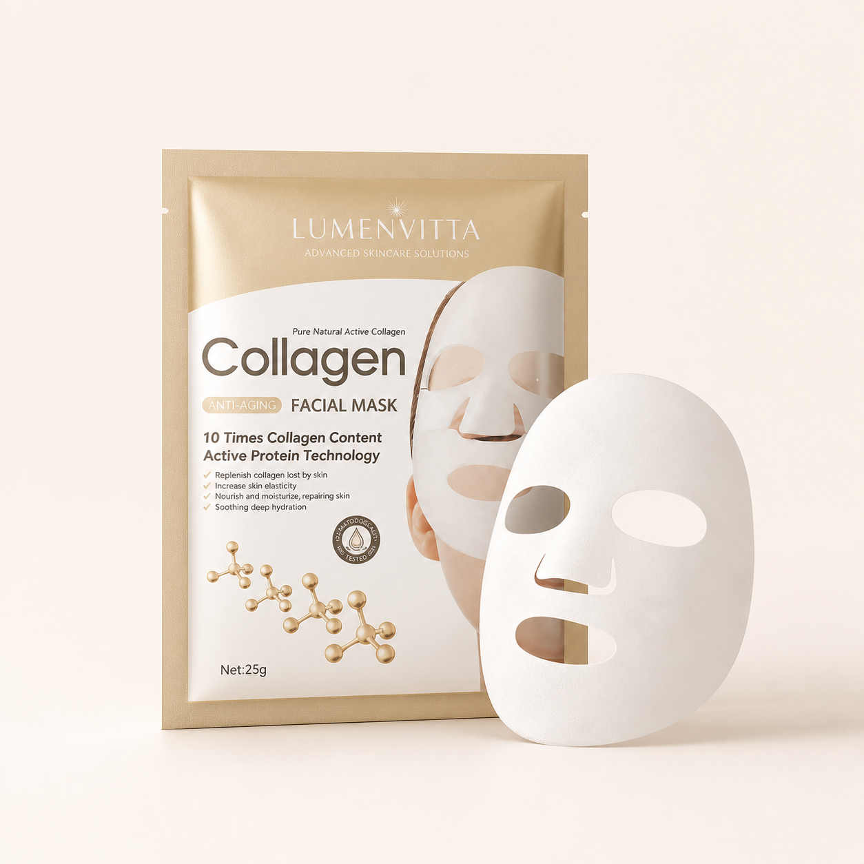 LumenVitta Collagen Renewal Anti-Age Face Mask