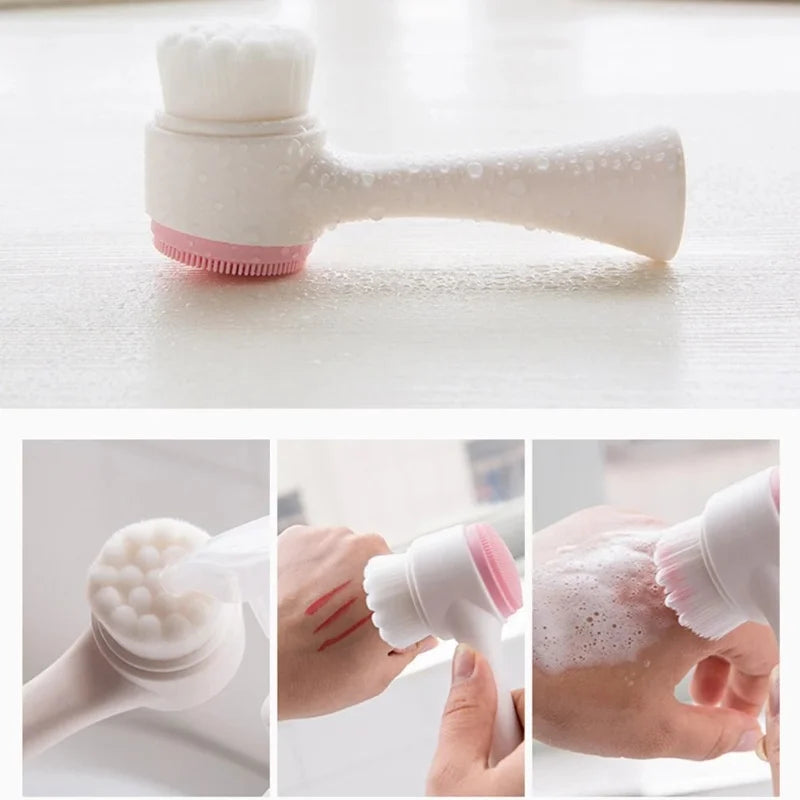 SilkGlow™ Silicone Facial Cleansing Brush