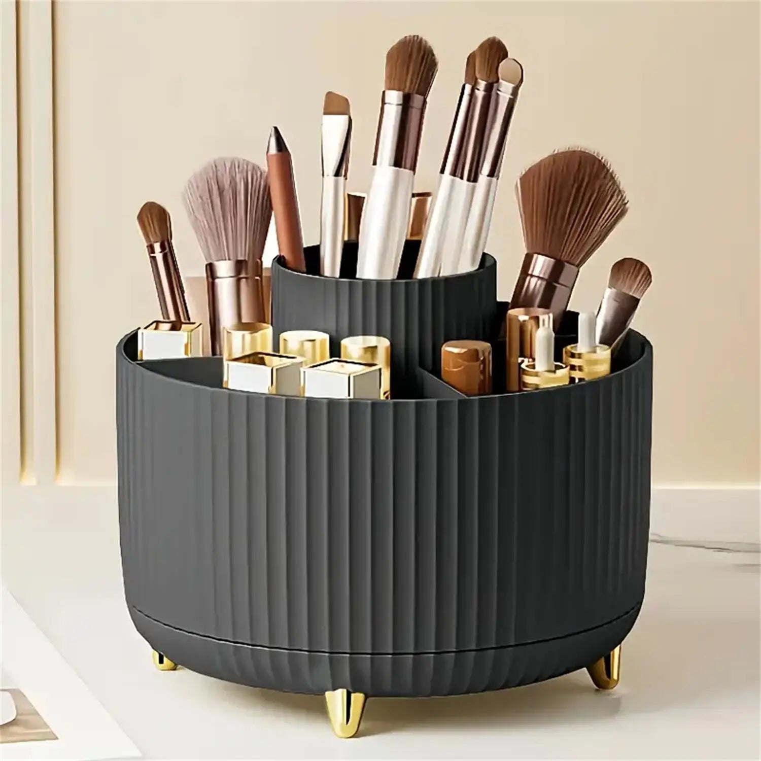 LumenVitta™ Rotating Makeup Organiser 360°