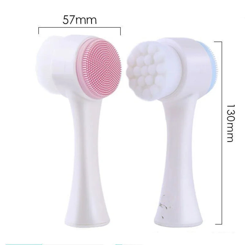SilkGlow™ Silicone Facial Cleansing Brush