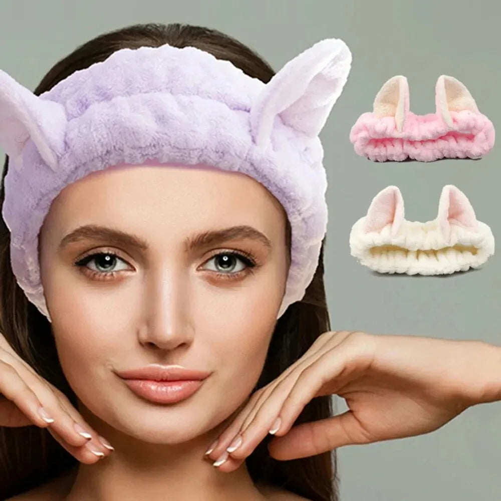 LumenVitta™ Plush Skincare Headband